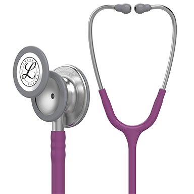 Classic Stethoscope 3M™ Littmann® Classic II™ Purple 1-Tube 27 Inch Tube Double Sided Chestpiece