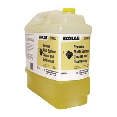 Ecolab® Surface Disinfectant Cleaner Peroxide Based QC™ Dispensing System Liquid Concentrate 2 gal. Jug Fresh Scent NonSterile