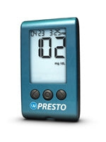 Blood Glucose Meter Wavesense® Presto® 3 to 12 Second Results Stores up to 7 Results No Coding Required