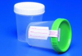 Specimen Container 120 mL (4 oz.) Screw Cap Patient Information Sterile